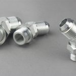 45 Degree Elbow Male Adjustable Stud End Bsp Hydraulic Hose Adaptor Fitting With Oring And Washer