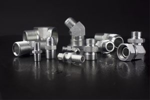 Accg-og / addg-og Bsp Schroefdraad Verstelbaar draadeinde Met O-ring Afdichtring T-stuk Koolstofstaal Hydraulische slangfittingen Andadapters