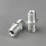 Stainless Steel Jic Male To Npt Male Hydraulic Fitting Nipple Adapter