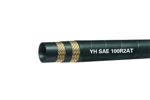 SAE 100R תיל רגיל צינור גומי עם חוט ספירלה מחוזק / הידראולי